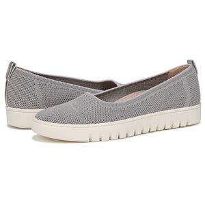 Vionic Uptown Knit Skimmers Gray Slip-On Shoes